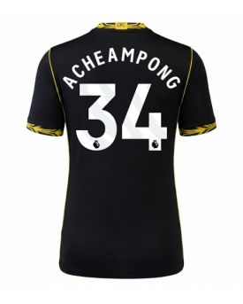 Billige Fotballdrakt Chelsea Josh Acheampong #34 Replika Bortedrakt Dame 2026-27 Kortermet Billige Fotballdrakt Chelsea Josh Acheampong #34 Replika Bortedrakt Dame 2026-27 Kortermet